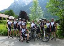 Mannschaftsbild Mittenwaldtour 2012 - Klick zum vergrößern